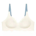 No Trace Top Women&#39;s Underwear No Steel Ring Pure Desire Comfortable Upper Support Sling Adjustable Beauty Back Bra Thin Section