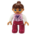 Big Size Action Figures City Princess Policemen Family Building Block Doll Character Accessory Toys Assembly Children Kids Gift