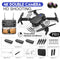 2022 New LSRC Quadcopter E88-525 Pro WIFI FPV Drone With Wide Angle HD 4K Camera Height Hold Avoidance RC Foldable Dron Gift Toy