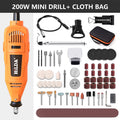 HILDA Electric Mini Drill Grinder Engraving Pen Mini Drill Electric Rotary Tool Grinding Machine Accessories