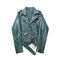 New 2022 Spring Autumn Pu Faux Leather Jacket Women Purple Zipper Slim Short Biker Jackets Coat Female Outwear Veste Femme Tops