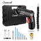 Electric Screwdriver Battery Rechargeable Cordless Screwdriver Powerful Impact Wireless Screwdriver Drill Electric Screw Driver