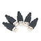 10pcs Type A Male Female USB 4 Pin Plug Socket Connector With Black Plastic Cover Type-A DIY Kits