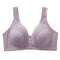 3PCS New Arrival Large Size Front Button Comfortable Gather Bra Breathable Thin Section Without Steel Ring Women Underwear 105