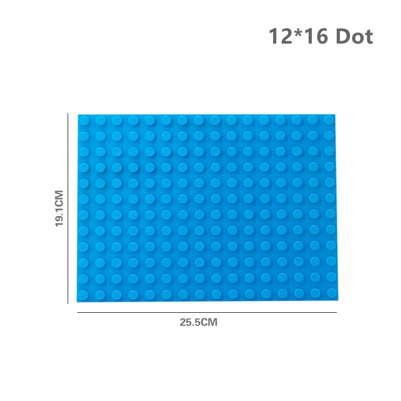 5 Sizes Big Building Plastic Blocks Base Plates Assembly Figures Comptatible Large Bricks Classic Baseplates Children Kids Toys