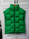2022 Warm Waistcoat Sleeveless Women Green Loose White Duck Down Vest Fashion Stand Collar Sleeveless Jacket Woven Vest Female