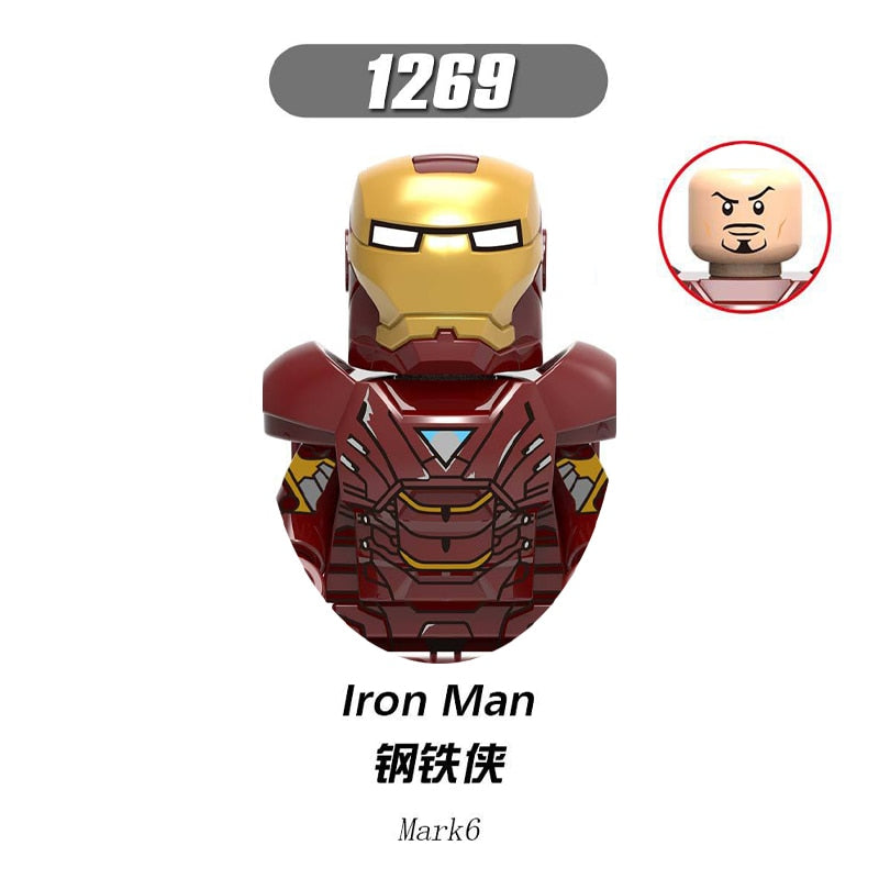 XH1261 Building Blocks Disney Anime Bricks Mini Action Toy Figures Assemble Blocks Kids Child Toys Gift