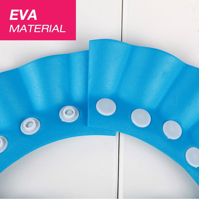 Shampoo Cap Durable Baby Bath Visor Hat Adjustable Baby Shower Protect Eye Water-proof  Splashguard Hair Wash Shield For Infant