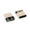 Type-C 2pin soldered female base with wire typec female 3A high current socket