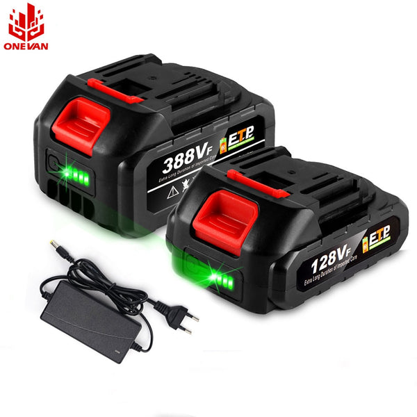 Larger Battery with Charger Lithium ion Rechargeable Replacement for Makita 18V Battery BL1850 BL1830 BL1860  Cordless Drills