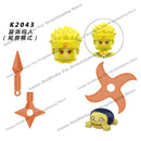 Naruto Sasuke Sakura Kakashi Obito Jiraiya Tsunade anime dolls Mini Action toy Figures cartoon Assemble blocks kid Birthday gift