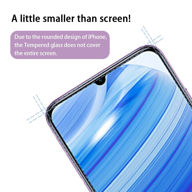 3PCS Tempered Glass for Xiaomi Redmi Note 10 9 8 7 Pro 9S 8T Screen Protector For Redmi 9 9T 9C NFC 9A 9AT 8 8A 7A 6 Glass