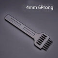 1PC 4/5/6mm Leather Black Round Hole Row Punch Tool  DIY Round Stitching Punch Sewing Stitching Punch Carving Work Saddle Set