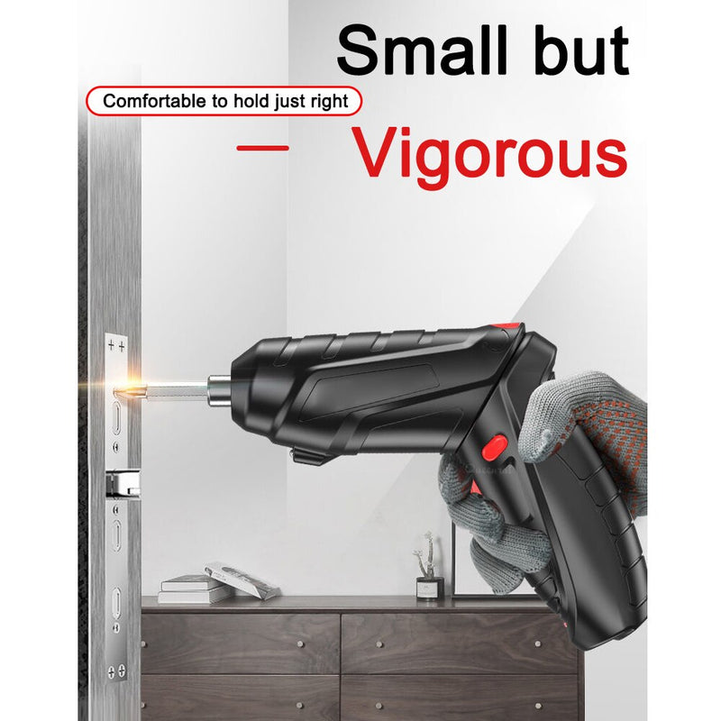 Electric Screwdriver Battery Rechargeable Cordless Screwdriver Powerful Impact Wireless Screwdriver Drill Electric Screw Driver