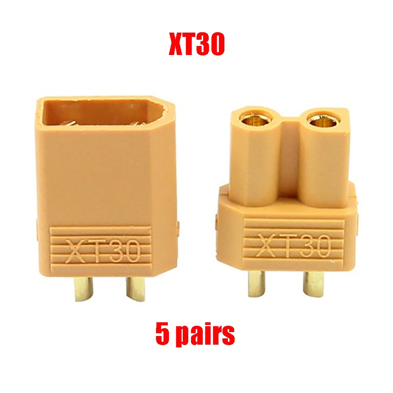 Wholesale 2/5/10PCS  XT90 XT60 XT-60 XT30  T Plug Male Female Bullet Connectors Plugs For RC Lipo Battery Quadcopter