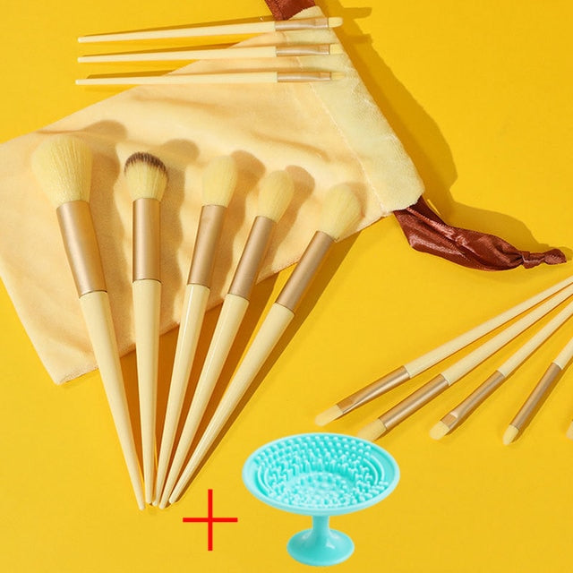 New 13Pcs Makeup Brush Set Makeup Concealer Brush Blush Loose Powder Brush Eye Shadow Highlighter Foundation Brush Beauty Tools