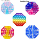 Sensory Toys Bean AntiStress Stretchy Strings Push It Squishy Chain Pops Cube Rainbow Ball Mini Squeeze Toy For Adults Kids Gift