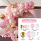 Macaron Pink Rose Balloon Garland Arch Kit Birthday Party Decorations Kids Latex Baloon Baby Shower Decor Globos