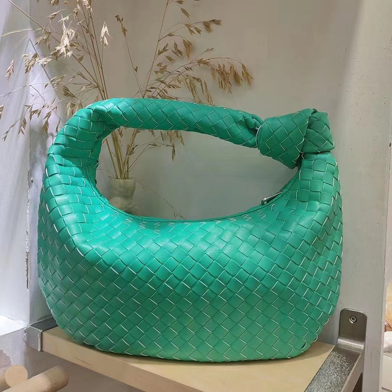 2022 Fashion woven bag luxury designer handbag brand women tote bag lady shoulder bags PU spring bags leather casual handbag