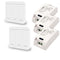 Diese 433Mhz wireless Wall Switch rf 86 wall panel transmitter Safety Switch and AC 110V 220V relay interruptor for Light Lamp