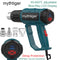 Heat Gun 2000W Professional Hot Air Gun with 2 Temperature Modes Hands-Free Stand Built-in Ideal for Stripping Paints Soldering