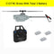 C127 2.4GHz RC Drone 720P Camera 6-Axis Wifi Sentry Helicopter Wide Angle Camera Single Paddle Without Ailerons Spy Drone RC Toy