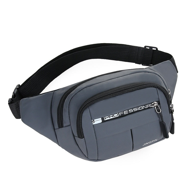 Waterproof Man Waist Bag Fanny Pack Fashion Chest Pack Outdoor Sports Crossbody Bag Casual Travel Male Belt Bag Hip Waist Packs