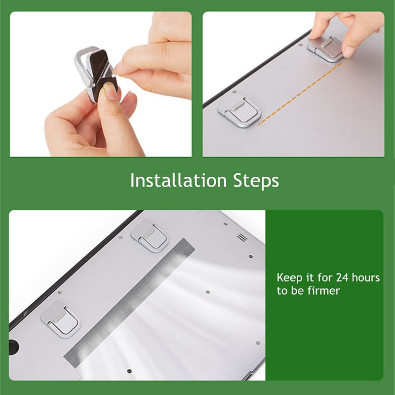Laptop Stand for Computer Keyboard Stand Riser Aluminum Mini Portable Laptop Stands for Macbook Huawei Xiaomi Notebook Case