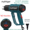 Heat Gun 2000W Professional Hot Air Gun with 2 Temperature Modes Hands-Free Stand Built-in Ideal for Stripping Paints Soldering