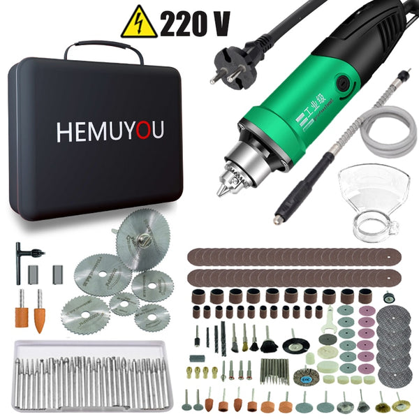 High-Power Engraver Electric Drill Engraving Dremel Rotary Tool 260W/480W Machine With Flexible Shaft 6-Position Variable Speed