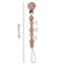1pc Crochet Bunny Baby Pacifier Clip Chain BPA Free Wooden Beads Appease Soother Chain Clips Newborn Dummy Holder Nipple Clip
