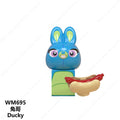 Disney Mini Action Toy Figures Building Blocks Cartoon dolls Toy Story Mickey Mouse Winnie The Pooh Frozen Stitch Donald Duck