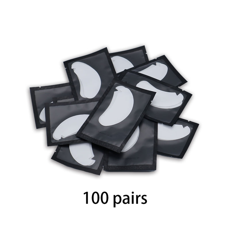 OWOSC 100PCS V Shaped Eyelash Patches Hydrogel Gel Eye Patches Wholesale false Eyelash Extension Under Eye Pads Makeup Tools