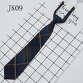 Shirt Necktie Women College Style JK Plaid Uniform  Detachable Collars Removable Ties Apparel Accessories галстук женский