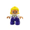 Big Size Action Figures City Princess Policemen Family Building Block Doll Character Accessory Toys Assembly Children Kids Gift
