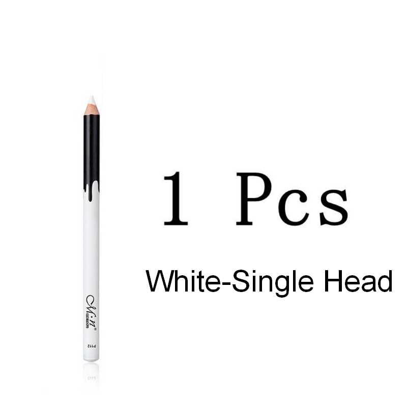 1-10 Pcs Eyeliner Pencil Makeup Women Long Lasting Waterproof Pigment Eye Liner White Eyeliner Pen Cosmetics