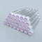 50pcs Reusable Eyelash Brush Tube Eye Lash Brush Eyebrow Brush Resin Drill Replaceable Mascara Wand Brushes Dust-proof