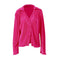 Ladies Shirt Suits Pleated Notched Single-Breasted Female Cardigan Two-Piece Loose Shirts and High-Waist Wide-Leg Pants Sets