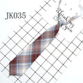 Shirt Necktie Women College Style JK Plaid Uniform  Detachable Collars Removable Ties Apparel Accessories галстук женский