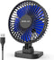 Mini USB Desk Fan Better Cooling Perfect,Strong Airflow Whisper Quiet Portable Fan for Desktop Office Table,3 Speeds,4.9 ft cord