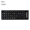 Keyboard Stickers Alphabet Layout English Russian Spanish Deutsch Arabic Laptop Desktop Tool Wear-resistant Non-slip Stickers