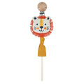 1pc Crochet Bunny Baby Pacifier Clip Chain BPA Free Wooden Beads Appease Soother Chain Clips Newborn Dummy Holder Nipple Clip