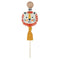 1pc Crochet Bunny Baby Pacifier Clip Chain BPA Free Wooden Beads Appease Soother Chain Clips Newborn Dummy Holder Nipple Clip