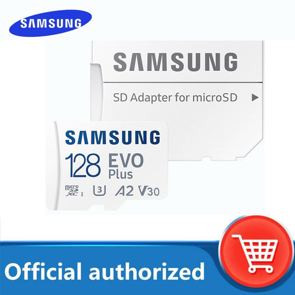 SAMSUNG Micro SD Card  EVO Plus Flash Memory Card 128GB 64GB 256GB 512GB 32GB 8GB Class 10 UHS-I High Speed Microsd TF Card