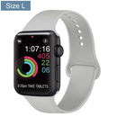 Silicone Bracelet Band For Apple Watch Strap 8 7 6 5 4 3 2 SE 42MM 38MM 44MM 40MM Strap For iWatch 41MM 45MM Smart Watch correa