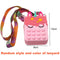 New Relieve Stress Silicone Push Bubble Stationery Storage Cute Fanny Bag Press It Decompression Coin Purse Finger Toy
