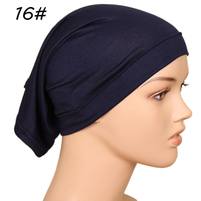 Ramadan Undercap Head Cover for Jewish Instant Jersey Bonnet Hijab Turbans for Women Muslim Fashion Inner Cap Turbante Capelli
