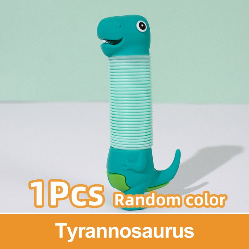 3D Pop Tube Silicone Alpaca Unicorn Push It Bubble Balls Decompression Pipe Anti-stress Vent Fidget Toys for Kids Adults Gifts