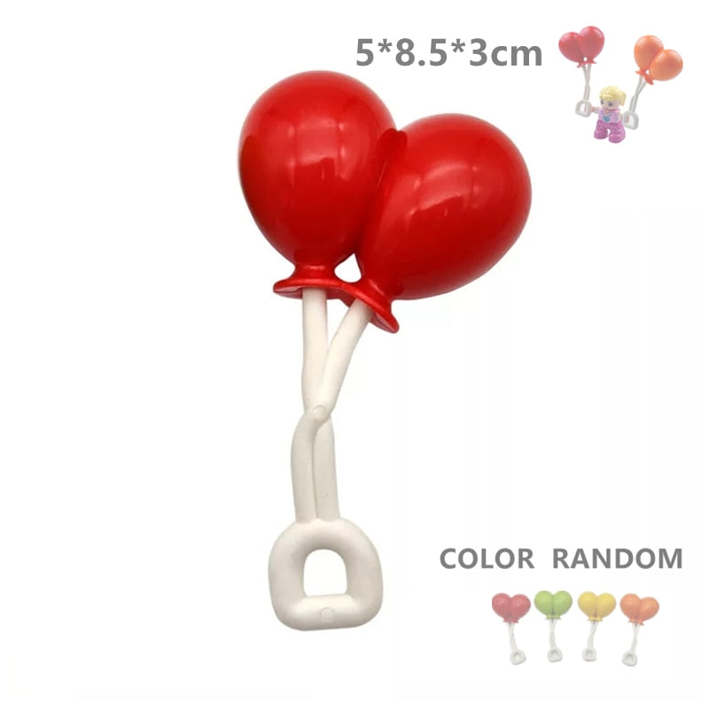 Big Building Blocks Compatible Slide Swing Seesaw Park Playground Series Large Bricks Children Educational Creative Toy Kid Gift