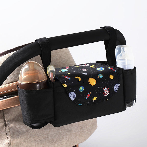 Universal Buggy Baby Pram Organizer Bottle Holder Multipurpose Baby Stroller Accessory Stroller Caddy Storage Bag Mummy Bag